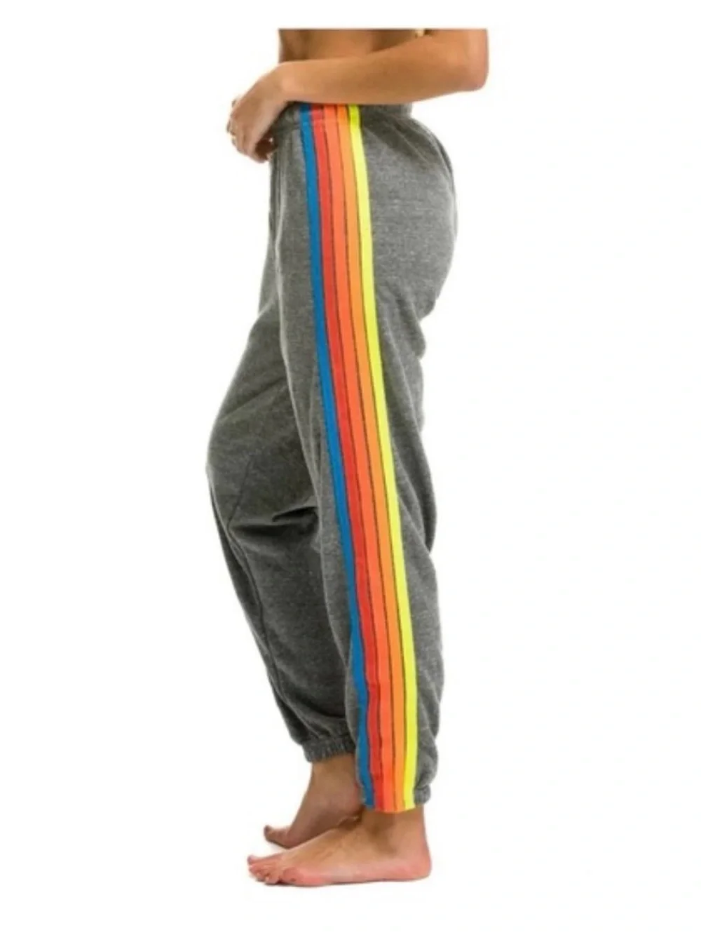 Aviator Nation gray 5 Stripe sweatpants